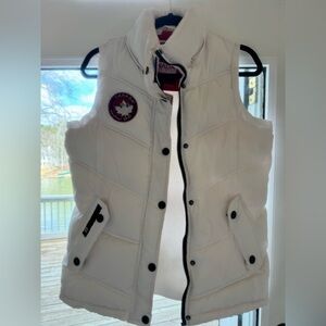 Canada White Puffer Vest